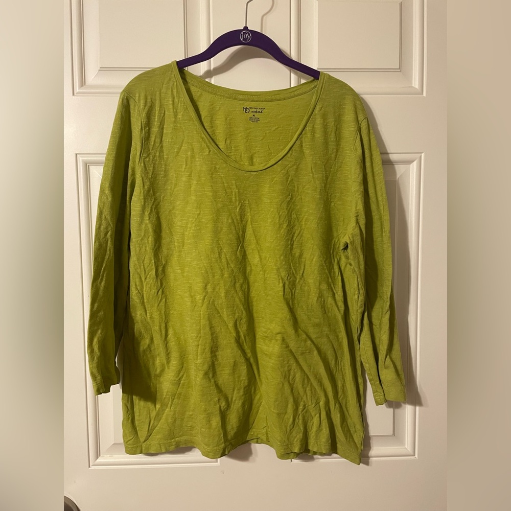 Women’s New Directions Weekend Long Sleeve T Shirt Size XL